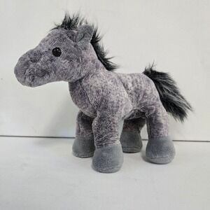 Webkinz Ganz Gray Arabian Horse Plush Toy Small Stuffed Animal